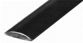 Main courante demi-rond en acier - 30x8