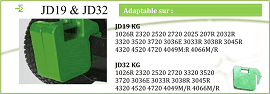 Masse de tracteur John Deere 19 KG - JD19