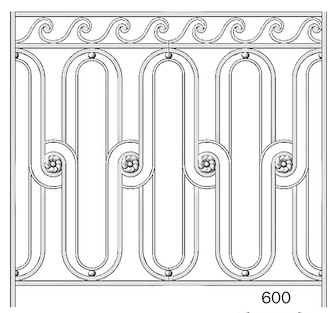 balustrade, balustre, rambarde, en fonte moulée et en fer forgé_Loiselet_OX