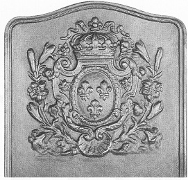 plaque de cheminee - 60-69cm - Loiselet - RP0242