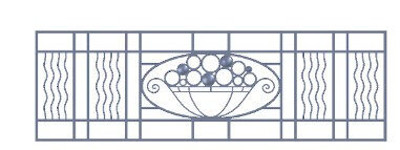 garde-corps, grille de balcon, balcon de croisés pour terrasse de jardin, immeuble, maison en fonte moulée et en fer forgé_loiselet-UB-TER