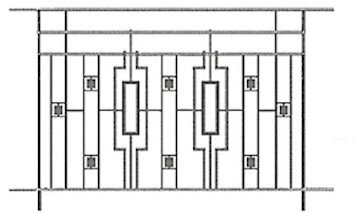 balustrade, balustre, rambarde, en fonte moulée et en fer forgé_Loiselet_LS