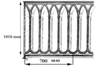 balustrade, balustre, rambarde, en fonte moulée et en fer forgé_Loiselet_SA