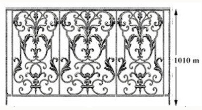 balustrade, balustre, rambarde, en fonte moulée et en fer forgé_Loiselet_OJ-OK