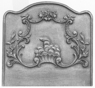 plaque cheminée fonte décoréee Loiselet - SP050B