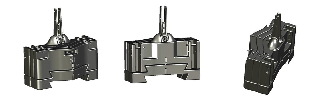 Masse de tracteur monobloc 100% fonte Adaptable et empilable par bloc de 600 et 300 kg 