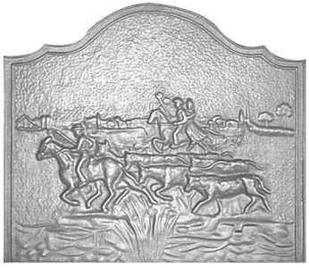 plaque cheminée fonte décoréee Loiselet - RP0119B