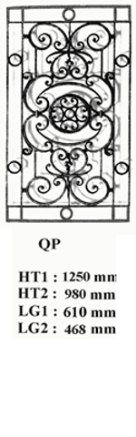 GRILLE DE PORTE LOISELET - QP