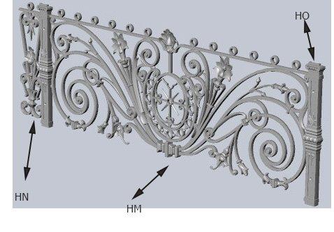 Balustrade - Balustre - Rambarde - HM-HM-HO - INDICATIONS