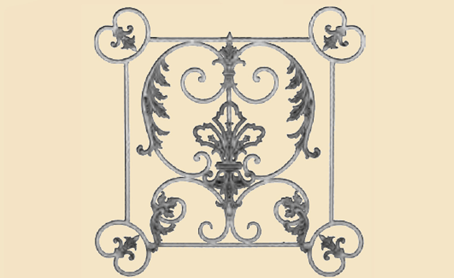 objet de decoration portails et garde corps 1264