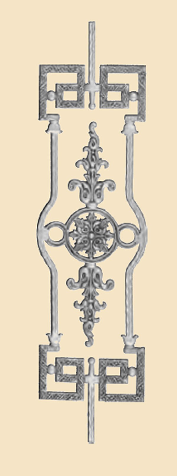 objet de decoration portails et garde corps 1283-1284