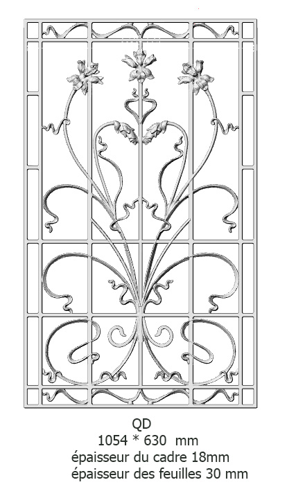 GRILLE DE PORTE LOISELET - QD