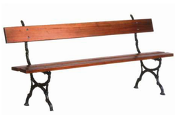 banc en fonte et bois