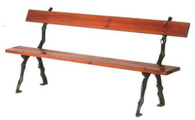 banc en fonte et bois